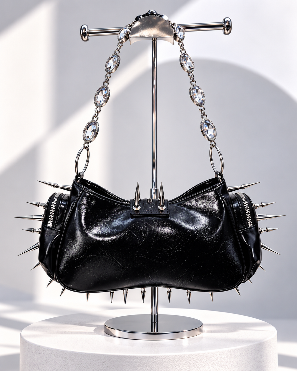 Saint Damage Gothic Spike Shoulder Bag