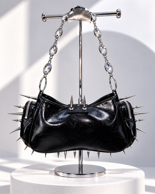 Saint Damage Gothic Spike Shoulder Bag