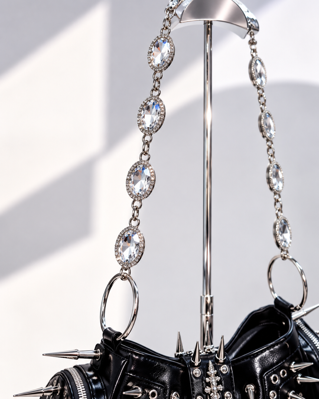 Saint Damage Gothic Spike Shoulder Bag
